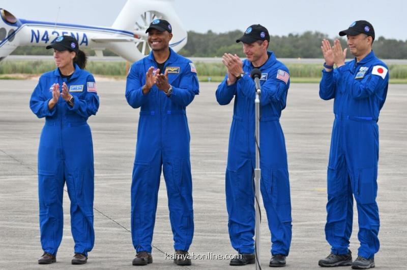 چهار فضانورد عازم ایستگاه بین المللی فضایی می شوند